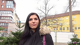 Young German Teen Kristal Amore Gets Picked Up And Fucked By A Real Street Casting