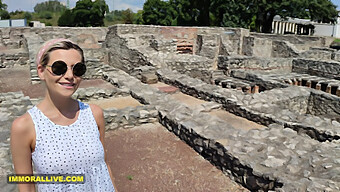 A Busty Step-Mom Teaches Her Son A Lesson At The Roman Ruins