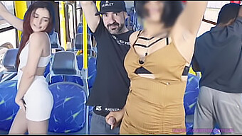 Steamy Encounter On A Bus With Seductive Zegalinha And Her Daring Ass Shake