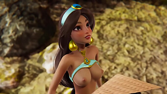 Raya Enjoys A Hot Session With Jasmine In A Disney-Themed 3d Porn