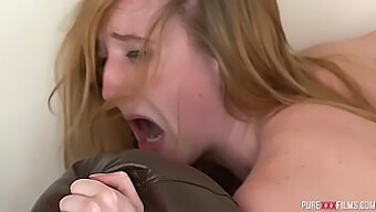 Redhead Stepsister Gets Fucked Hard And Covered In Cum