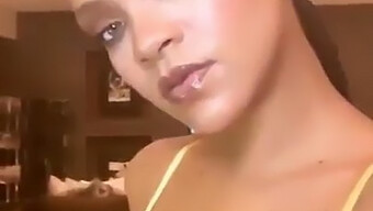 African Beauty Rihanna'S Revealing Selfie With Ample Bosom In A Bra