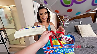 Step Sis'S Birthday Present Leads To Taboo Family Sex