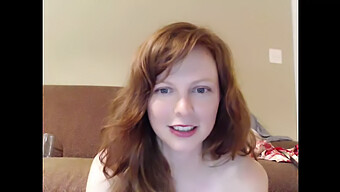 Adorable Show Webcam Captivant D'Une Rousse De 18 Ans