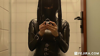 Japanese Girl Indulges In Bdsm And Solo Play With Leather Bondage