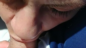 Outdoor Car Blowjob With Mouth Cum Finish