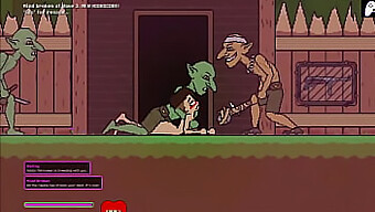 Game hentai: Tahanan wanita telanjang berjuang melawan goblin yang penuh nafsu tapi akhirnya menyerah pada kemajuan mereka