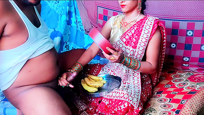 Intimate and private sex of newlywed couple on Karwa Chauth