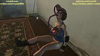 جيل فالنتين تواجه صعوبة بالغة في لعبة Resident Evil المتحرك