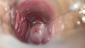 Intense Orgasmic Moment Captured Within The Vagina