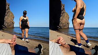 Xsanyany'S Public Nudity On A Beach: A European Teen'S Daring Exhibition