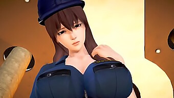 惊人的hentai 3d:女警的第69次骑乘