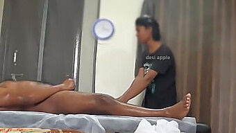 Hidden Camera Captures Happy Ending Massage In All Its Action.