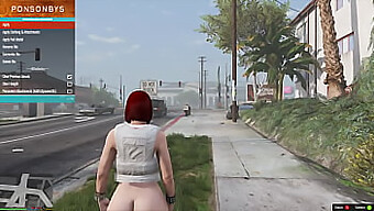 خانم برهنه در Gtav