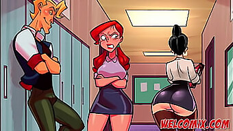 Sultry Teacher Indulges In Perverse Cartoon Sex