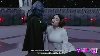 En Un Toque Humorístico En La Franquicia De Star Wars, La Sabia Y Poderosa Maestra Yoda Se Involucra En Relaciones Íntimas Con La Impresionante Princesa Leia.