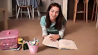 Chloe 18, A Lovely American Teen, Indulges In Self-Pleasure With Crayons