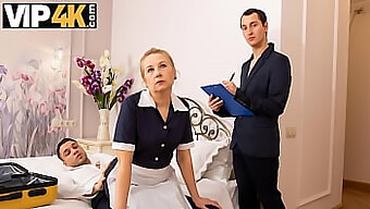 Mature Russian Maid Serves Up Unexpected Pleasure In Hotel Room