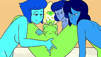 Parody Of Hentai With Peridot And Her Classmates In A Steamy Botany Lesson