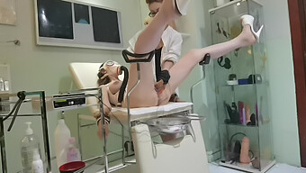 Amateur Femdoms Explore Lesbian Bdsm In A Female Clinic Setting