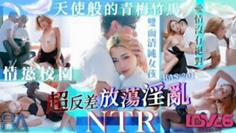 年轻的亚洲少女和他的朋友欺骗了她的男友 - 18+