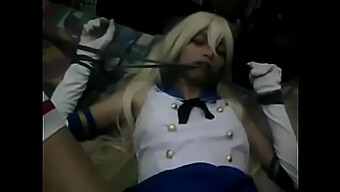 Kadomatsu In Shimakaze Se Ljubita V Cosplay Seksu